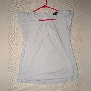 Women's Light Blue Short Sleeve Top